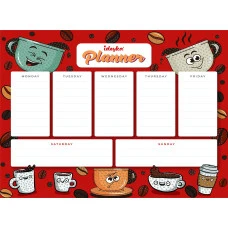 Планер магнітний з алмазною мозаїкою "Ідейка" /AMP20341/ "Кава" 32*40см