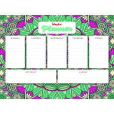 Планер магнітний з алмазною мозаїкою "Ідейка" /AMP20346/ "Мандала" 32*40см