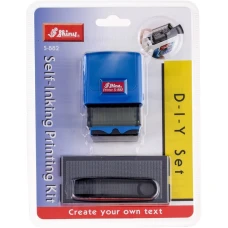 Штамп самонабірний "Shiny" /S-882с./ 3-рядки, розмір поля  14х38мм синій Карбон (1/12)