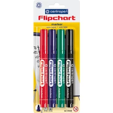 Набір маркер Flipchart 4 шт. Centropen 8550/04 (10)