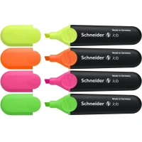 Набор маркер текст. 4 шт. SCHNEIDER 4 кол., 150 Job, в блістері (1/10)