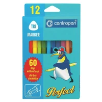 Фломастери "Centropen" 12 кол. /Cen-2510/12/ 60 днів не висихають (10/170)