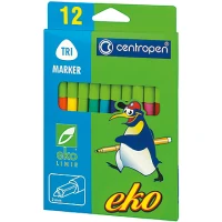 Фломастери "Centropen" 12 кол. /Cen-2560/12/ "Eko" (10)