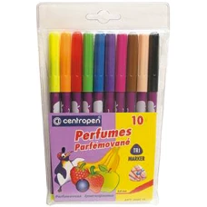 Фломастери "Centropen" 10 кол. /Cen-2589/10/ "Perfumes" фруктовий аромат (10)