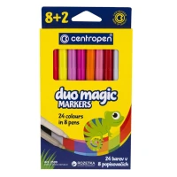 Фломастери "Centropen" 10 кол. /Cen-2599/10/ "Duomagic" (10)