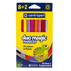 Фломастери "Centropen" 10 кол. /Cen-2599/10/ "Duomagic" (10)