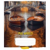 Зошит уч. "Школярик" 60арк.== /3548L/ "Let the world surprise you" ВД-лак (нейт) (10/80)
