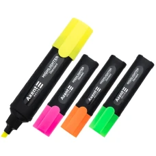 Маркер текстовий "Axent" /D2505-40/ "Highlighter"  1-5 мм клиноподібні  набір з 4 кольорів (1/12/144)
