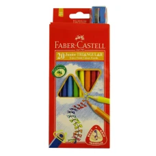 Олівці кольорові "Faber-Castell" 20 кол. /116520/ JUMBO тригранні (1/6)