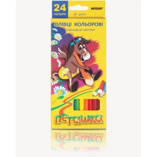 Олівці кольорові "Marco Пегашка" 24 кол. /1010-24СВ/ картон (6/120)