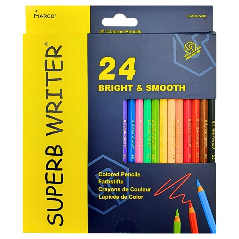 Купити олівці Marco Superb writer 24 кол. 4100-24СВ оптом | Kancmaster