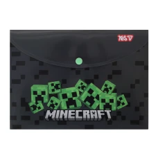 Папка-конверт на кнопці B5 "Yes" /492000/ "Minecraft Creepers" (12/120) Папка-конверт на кнопці B5 "Yes" /492000/ "Minecraft Creepers" (12/120)