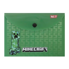 Папка-конверт на кнопці B6 "Yes" /492003/ "Minecraft Creeper" (10/200) Папка-конверт на кнопці B6 "Yes" /492003/ "Minecraft Creeper" (10/200)