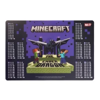 Настольная подкладка "YES" /492363/ "Minecraft.Dragon" табл. умнож. 42*29см (1/10/200)