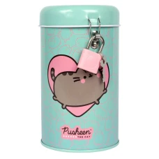 Скарбничка "YES" /708579/ "Pusheen" метал., 13*7,6 см кругла (1/12/120)