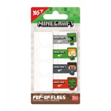 Індекс регістри "YES " /170427/ ПЛАСТИКОВІ, Pop-up "Minecraft", 80 шт (1/24/288)