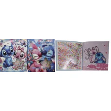 Альбом-розмальовка 21*25см/10арк /ZS-06/ + стрази "Стіч" (1/36)