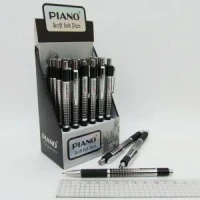Ручка кулькова автомат. "PIANO" PТ-189 синя (24)