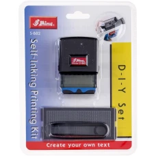 Штамп самонабірний "Shiny" /S-882ч./ 3-рядки, розмір поля 14х38мм чорний (1/12)