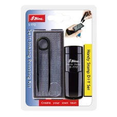 Штамп самонабірний кишеньковий "Shiny"/S-772ч./ 4-рядки, 14х38мм чорний (1/12)