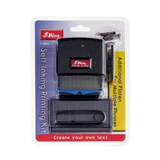 Штамп самонабірний "Shiny" /S-884ч./ 5-рядків, розмір поля 58х22мм чорний (1/12)