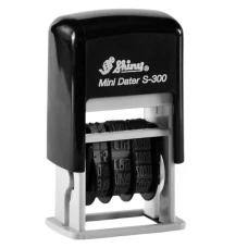 Штамп міні-датер "Shiny" /S-300 Ukr/ пластмасовий "Дата" українська, 3мм (1/12)