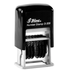 Міні-нумератор "Shiny" /S-309/ 6-розрд, пластмасовий, 3мм (1/12)