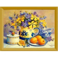 Алмазна мозаїка "Go to art" /189063/ "Натюрморт" 21*25 см на картоні 5D