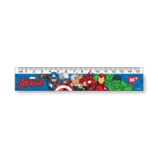 Лінійка 15см "YES" /370612/ "Marvel.Avengers" (1/20/100/1000)