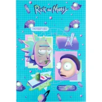 Блокнот А5/64 "Kite" /RM23-193-2/ чистий, термобіндер, Rick and Morty (1/10)