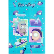 Блокнот А5/64 "Kite" /RM23-193-2/ чистий, термобіндер, Rick and Morty (1/10)