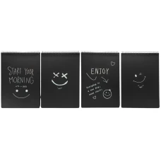 Скетчбук 21*29/30арк. /А4-1917/ на спіралі "Написи" 110г/м2, мікс (1/25)