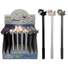 Ручка кулькова /155-С/  "Кіт"  (48)