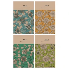 Блокнот 125*200 120арк. "Mandarin" КРАФТ тв.обкл. == диз.1857-1860  (1/24)