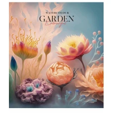 Тетрадь уч. "Школярик" 96л.== /3247L/ "Macro garden" УФ-лак (девочка) (5/50)