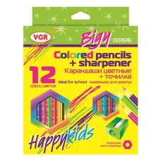 Олівці кольорові "VGR" 12 кол. /001616/ JUMBO (1/6)