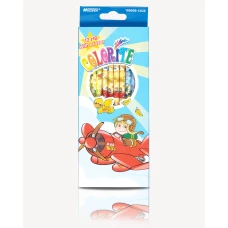 Олівець пр. 1000EВ-12CB "Colorite" HB з гумк. (хлопчики) 12шт. (12/144)