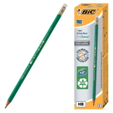 Олівець простий "BIC" Evolution /8803323/924/ 655 HB з гумкою (12/72)