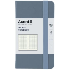 Блокнот "Axent" /8301-62-A/ Partner, 95*140, 96арк, кліт, сіра (1/25/50)