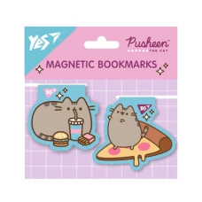 Закладки магнитные "YES" /708104/ "Pusheen food", 2шт (1/10/500)