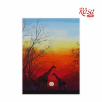Картина на картоні з контуром "ROSA START" 30*40 Пейзаж №24 /979/ БЕЗ ФАРБ 
