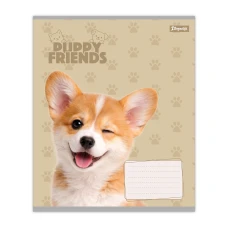 Зошит уч. "1B" 12арк.# /768776/ "Puppy friends" (25/500)
