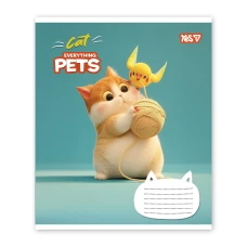 Зошит уч. "YES" 12арк.// /768702/ "Cat and pets" (25/500)