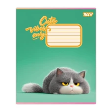 Тетрадь уч. "YES" 18л.# /768898/ "Cute vibes only" (25/400)