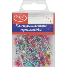 Шпильки декор. /1022/  "Кол. кулька" 150шт пластик, 36мм (1/12/240)