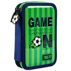 Пенал твердий "YES" /533714/  2 відділ. HP-01 Football Fan 13*21*4см (1/48)