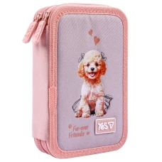 Пенал твердий "YES" /533713/  2 відділ. HP-01 My Puppy 13*21*4см (1/48)