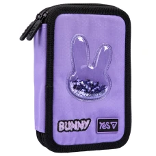 Пенал твердий "YES" /533708/  2 відділ. HP-01 Shiny Bunny 13*21*4см (1/48)