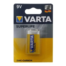 Батарейка "VARTA" /6F22/1bl/427/ сольова, 9V, КРОНА (1/10) Батарейка "VARTA" /6F22/1bl/427/ сольова, 9V, КРОНА (1/10)