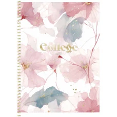 Блокнот "Genius" /B5-SC-080-6146KK/ 80арк.# спіраль, ПК, мат/лам + тиснення, 90г/м2 (4/56)